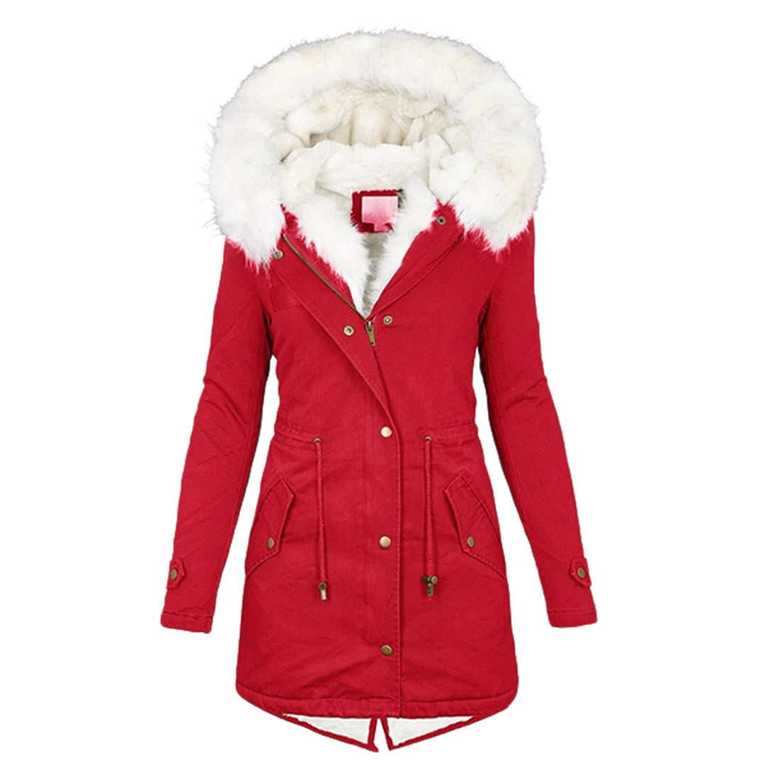 Warm and Stylish Winter Coat - Elin-Red-S-The Livary