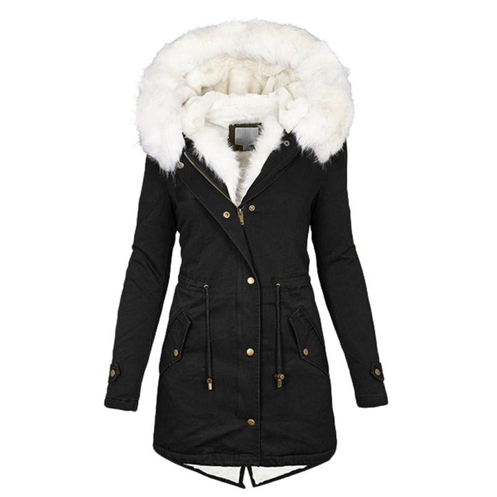 Warm and Stylish Winter Coat - Elin-Black-S-The Livary