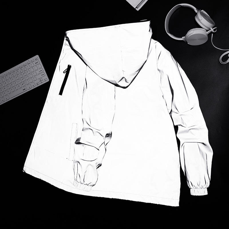 High-Reflective and Waterproof Unisex Rain Jacket - LumiSafe-S-The Livary