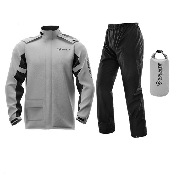 Waterproof Unisex Rain Suit – Stormex-Grey-M-The Livary