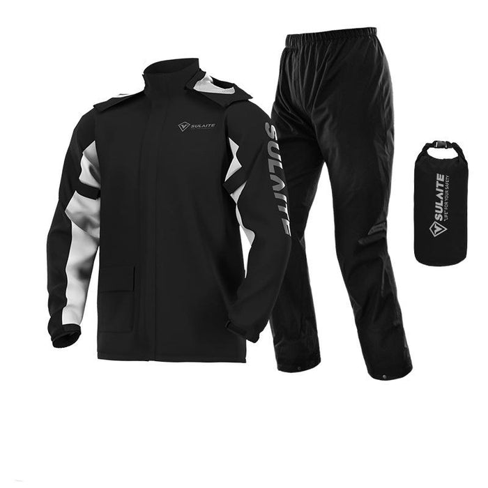Waterproof Unisex Rain Suit – Stormex-Black-M-The Livary
