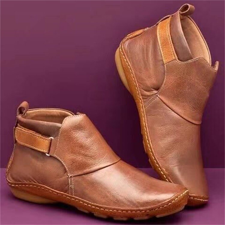 Luxury Orthopaedic Women's Shoes - Liana-Brown-3-The Livary
