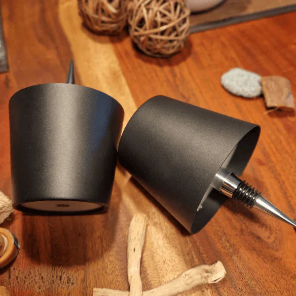 Trendy Bottle Lamp - GlowBottle-Black-The Livary