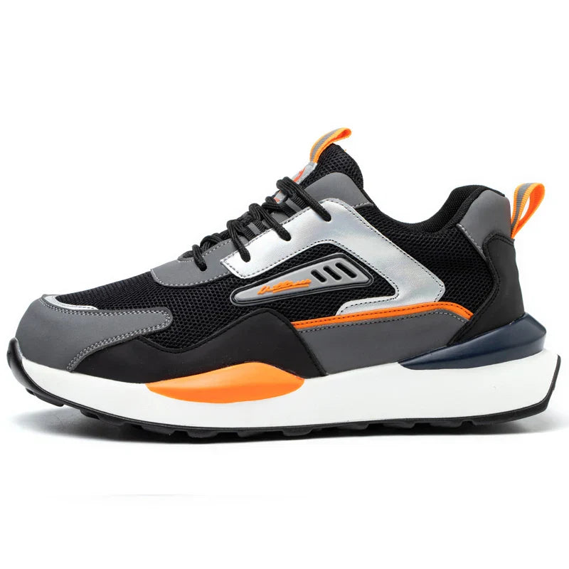 Sports Safety Shoes - FlexGuard-Grey-3.5-The Livary
