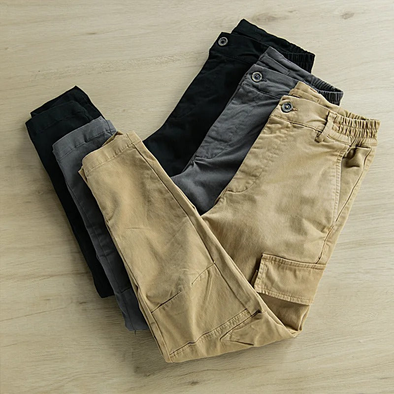 Men's Cargo Outdoor Trousers – Marco-Black-M-The Livary