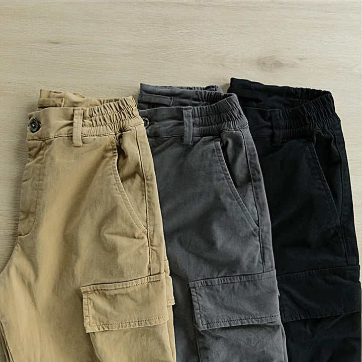 Men's Cargo Outdoor Trousers – Marco-Black-M-The Livary