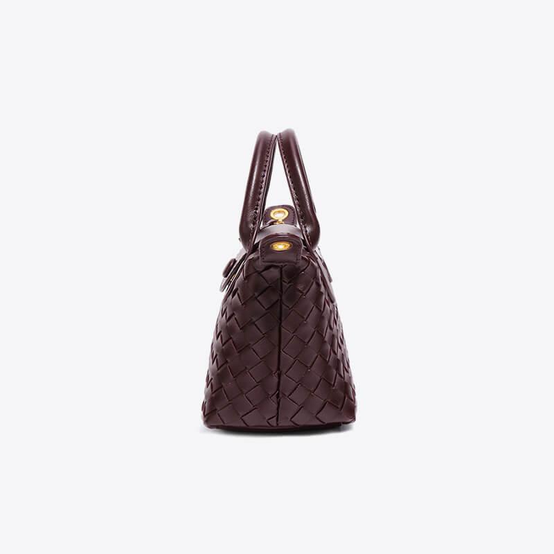 Braided Mini Bag - Elena-White-The Livary