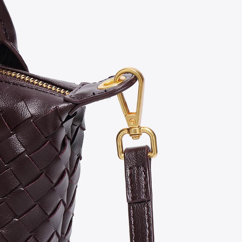 Braided Mini Bag - Elena-White-The Livary