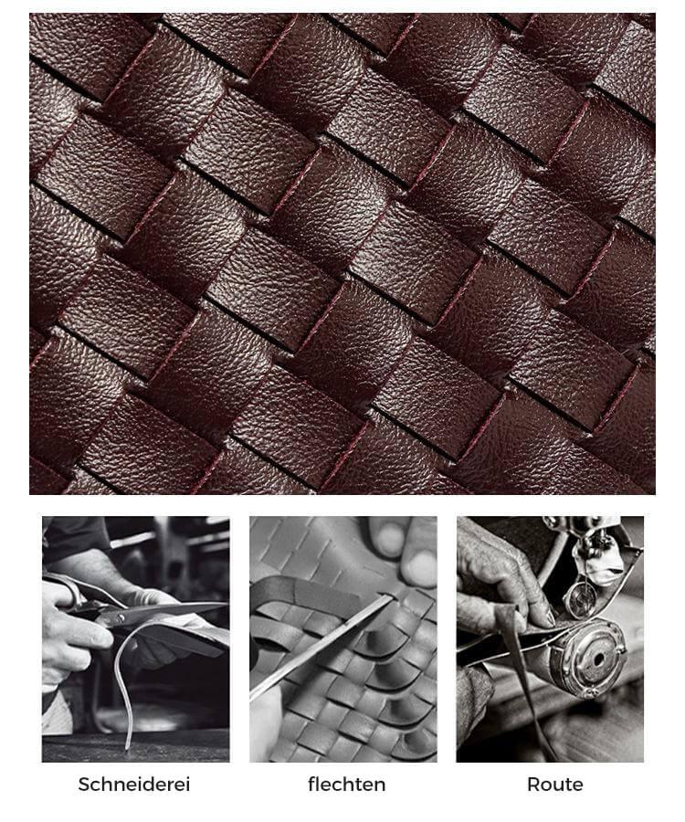 Braided Mini Bag - Elena-White-The Livary