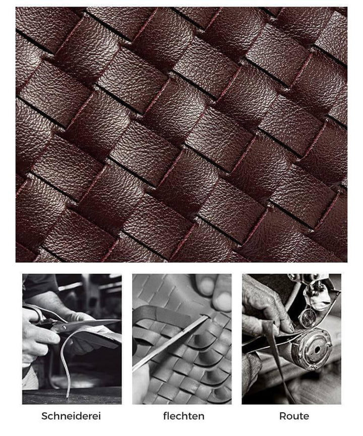 Braided Mini Bag - Elena-White-The Livary