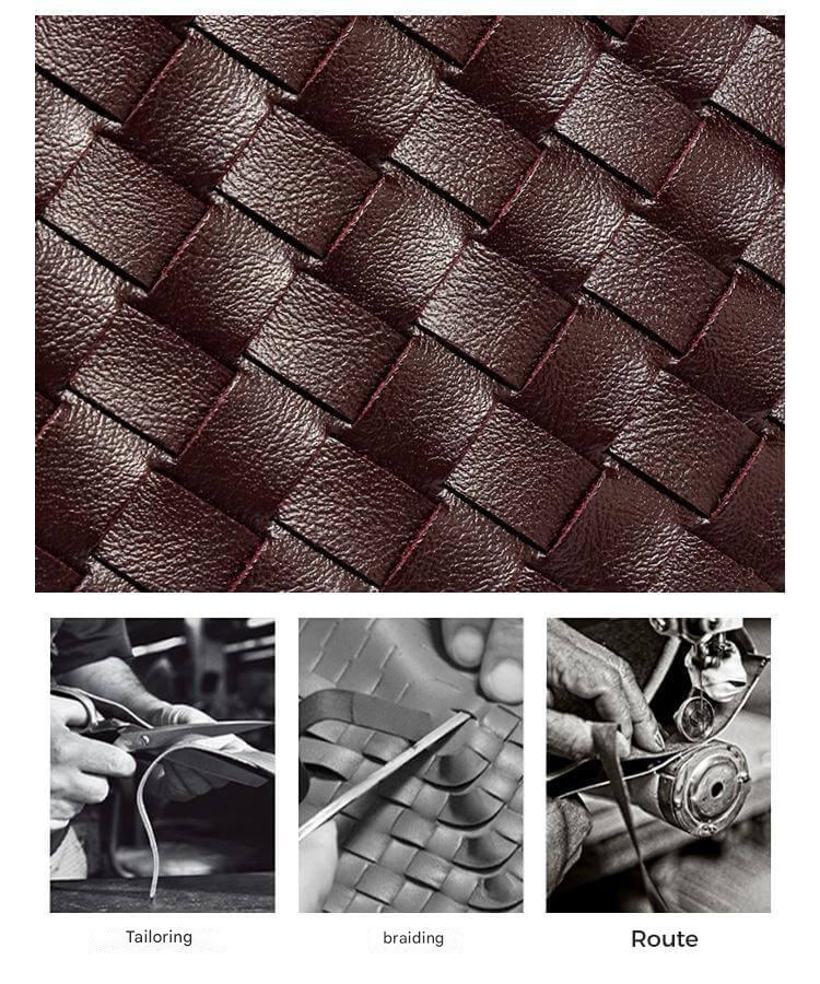 Braided Mini Bag - Elena-White-The Livary