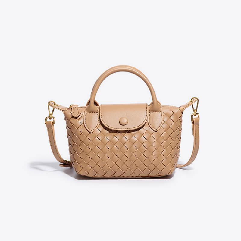 Braided Mini Bag - Elena-Skin colour-The Livary