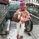 Stylish Spring Jacket - Celeste-Pink White-S-The Livary