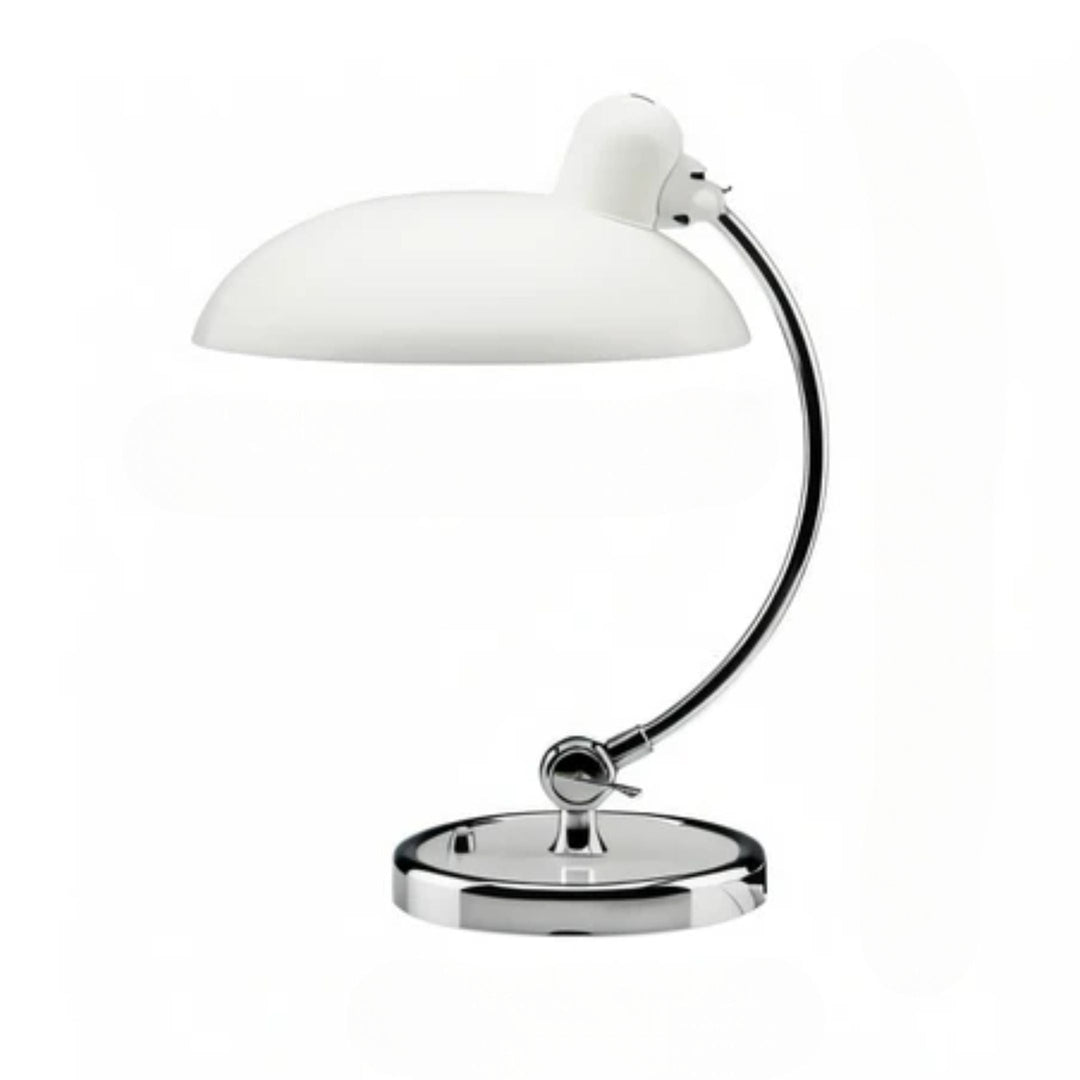 Adjustable Vintage Iron Desk Lamp – Virella-White-The Livary