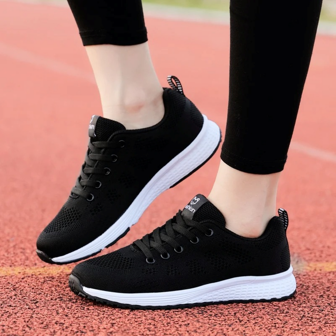 Glitter Women's Shoes for Breathable Comfort - SparkleFit-Black-2.5-The Livary