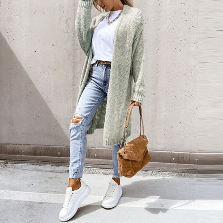 Classic Ladies Cardigan - Camile-Beige-S-The Livary