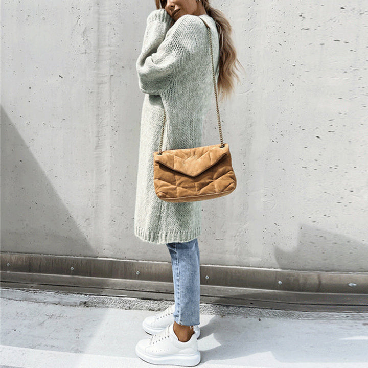 Classic Ladies Cardigan - Camile-Beige-S-The Livary