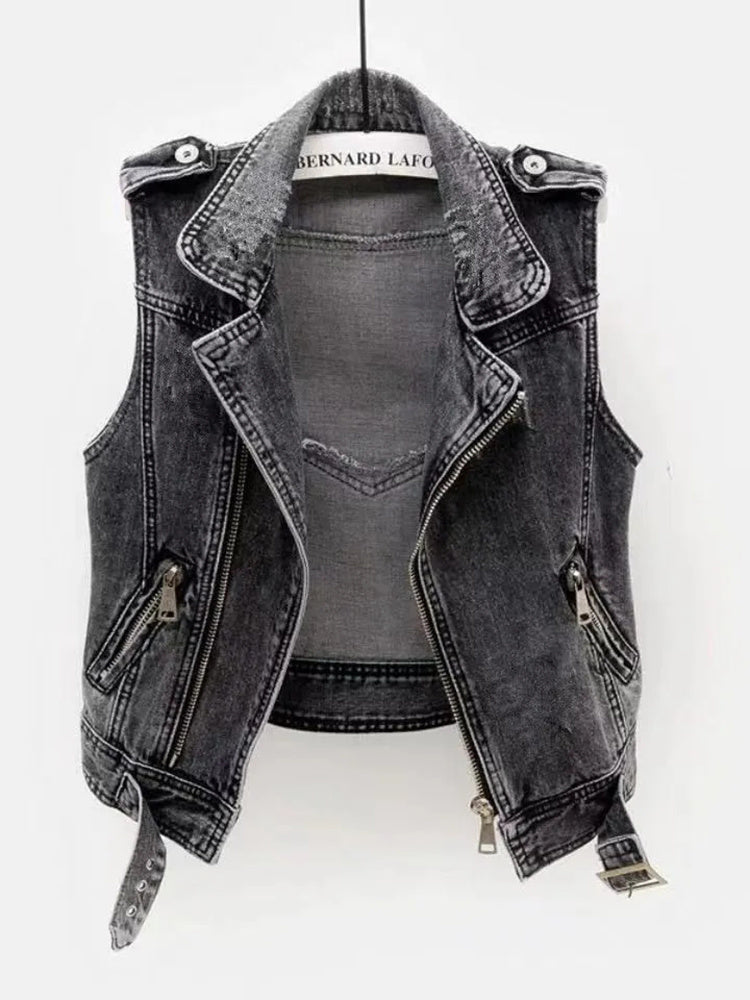 Cool Ladies Denim Jacket - Nova-S-The Livary