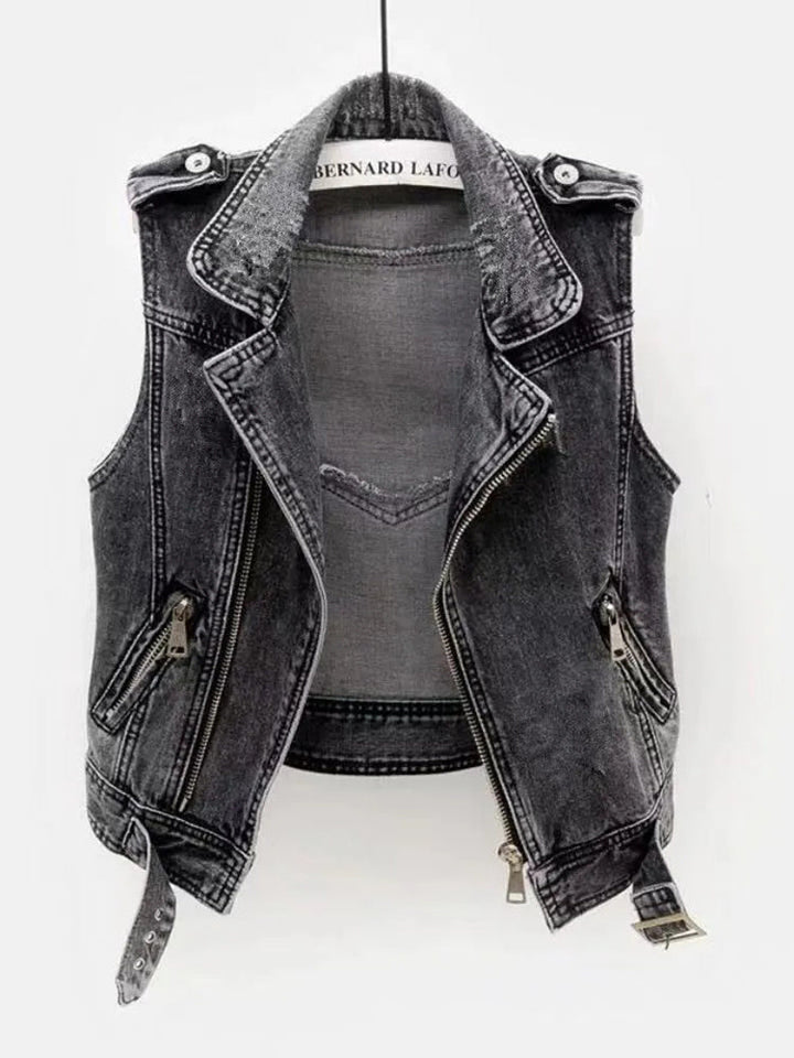 Cool Ladies Denim Jacket - Nova-S-The Livary