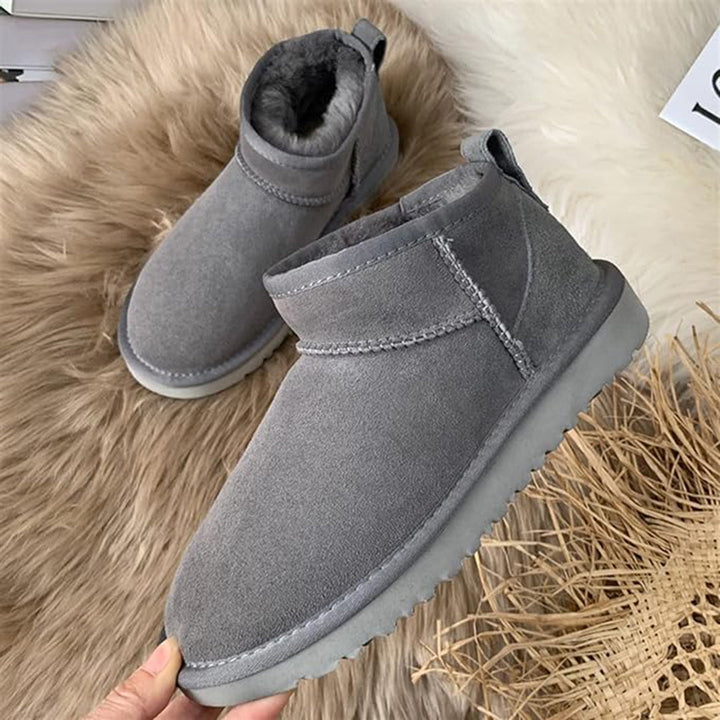 Warm and Waterproof Winter Boots for Women - Saga-Grey-3.5-The Livary