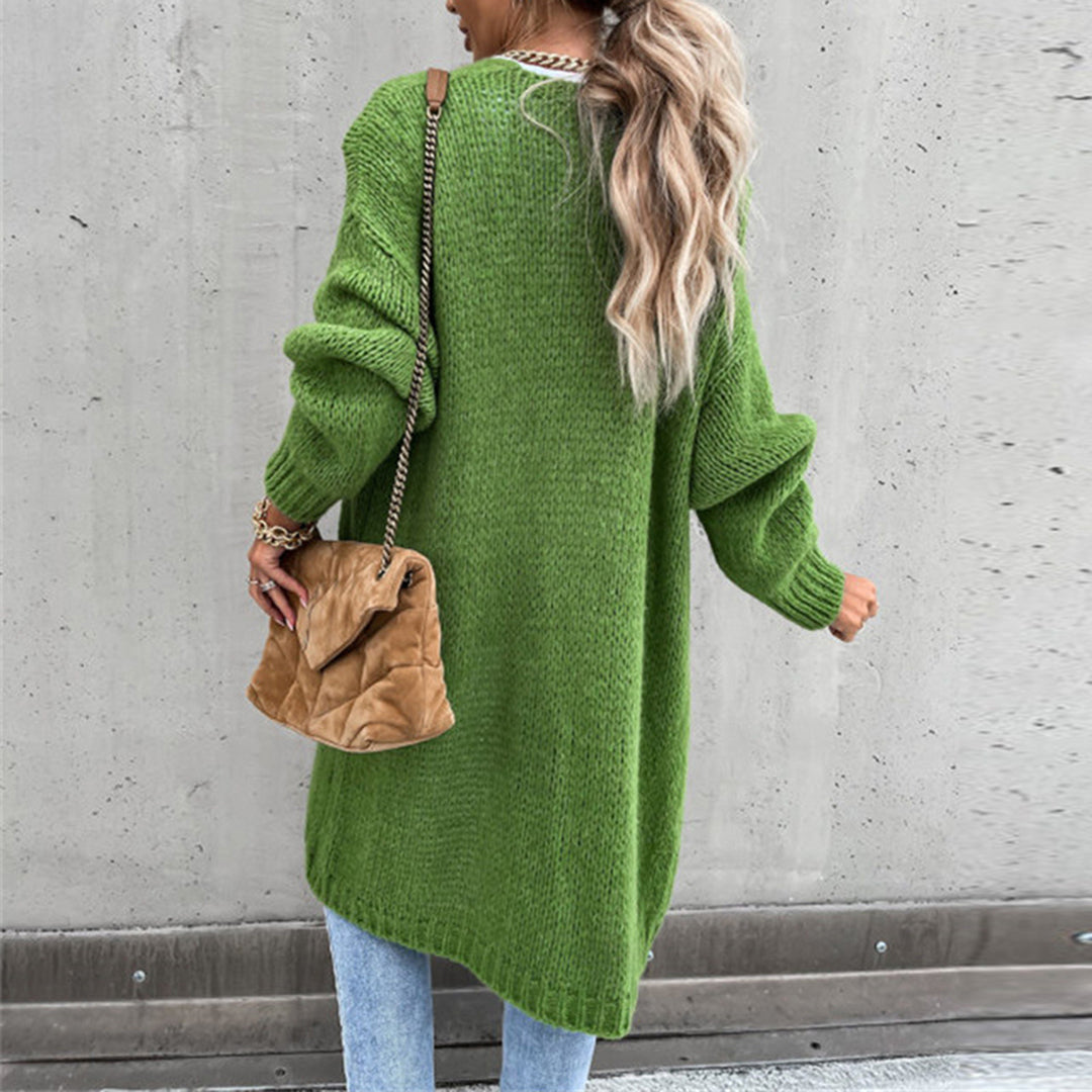 Classic Ladies Cardigan - Camile-Beige-S-The Livary