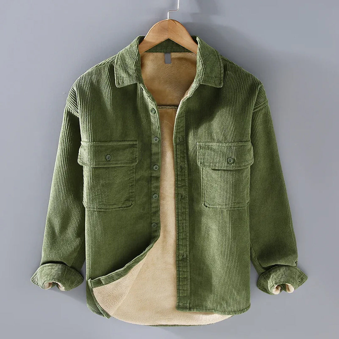Corduroy Jacket for Men - Victor-Green-M-The Livary