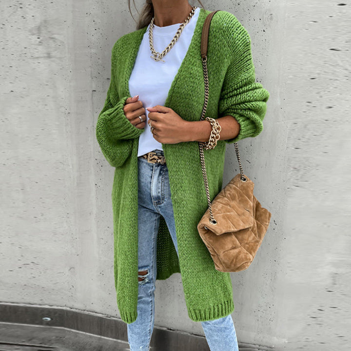 Classic Ladies Cardigan - Camile-Green-S-The Livary
