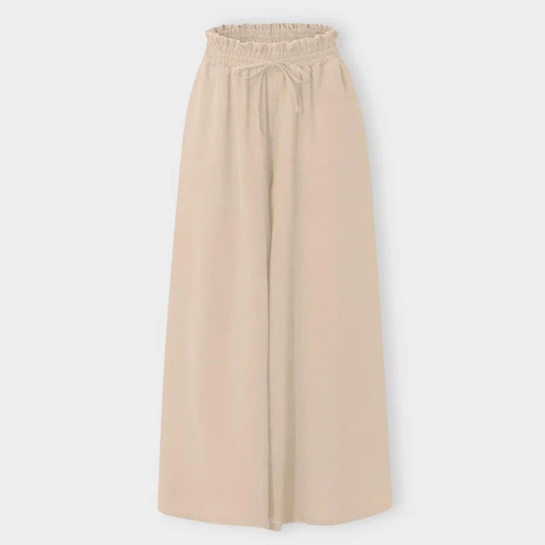 Casual High Waist Trousers for Women - Isla-Dark blue-S-The Livary