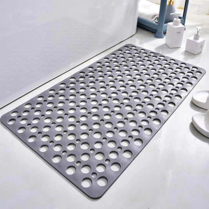 Anti-slip & Antibacterial Shower Mat – GripGuard-Grey-S (35x67CM)-The Livary