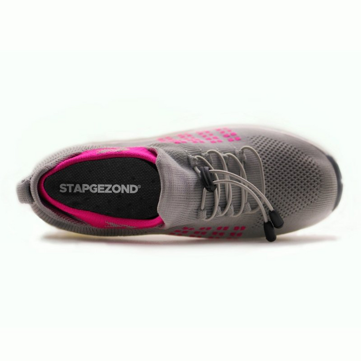 Ladies Sneakers - FlexiComfort-Black Purple-2.5-The Livary