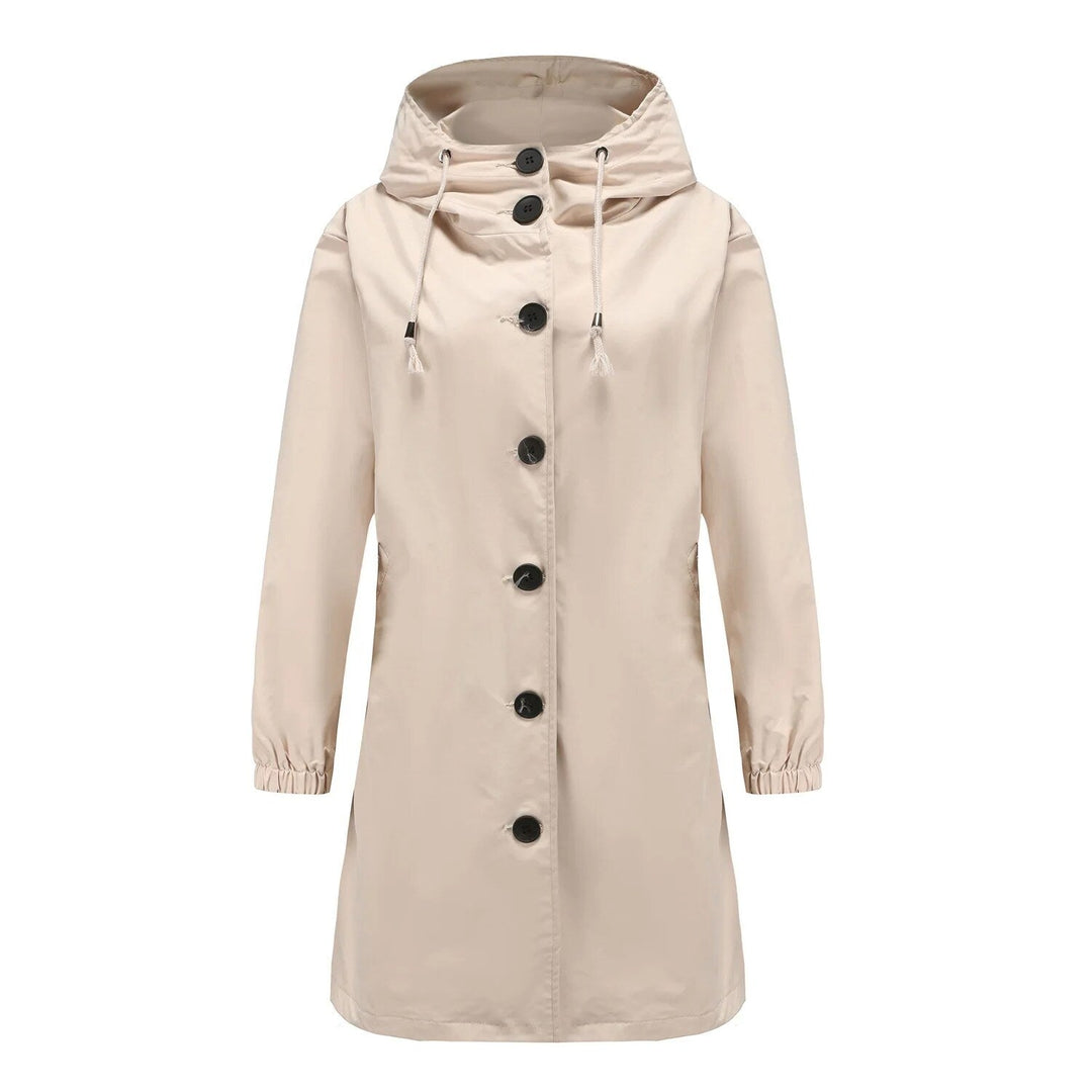 Stylish Windproof Trench Coat - Livia-Light brown-S-The Livary