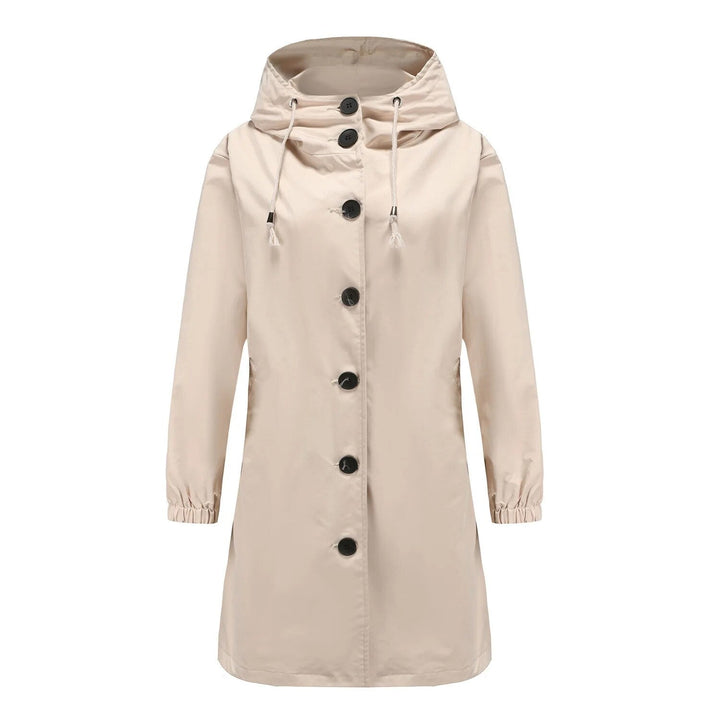 Stylish Windproof Trench Coat - Livia-Light brown-S-The Livary