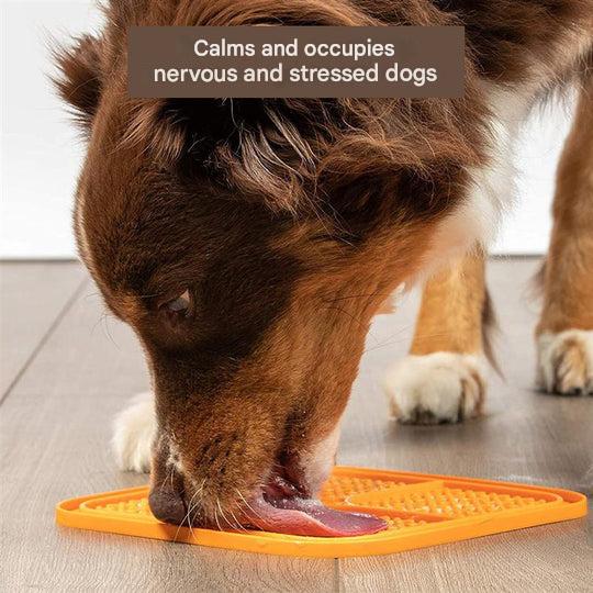 Anti-Stress Dog Lick Mat - LickEase-Blue-S (15x15 cm)-The Livary