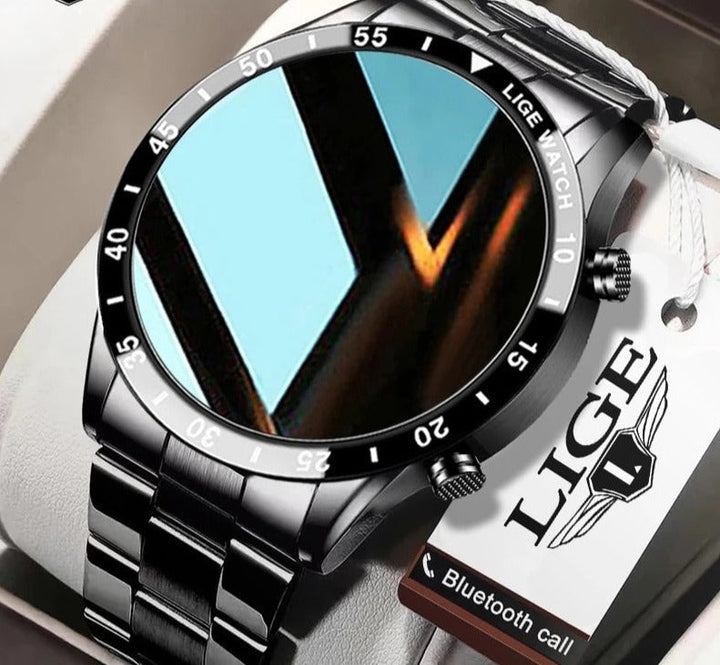 Luxury Men's Smartwatch – Axel-Black 40 mm-The Livary