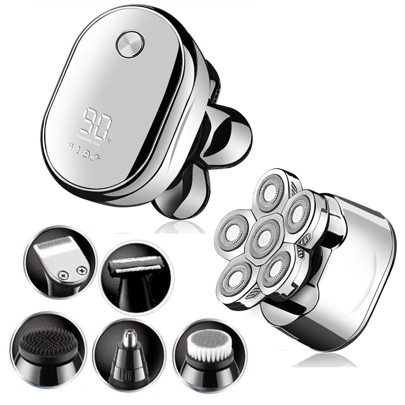 6-in-1 Electric Shaver – TitanEdge-Complete Set-The Livary