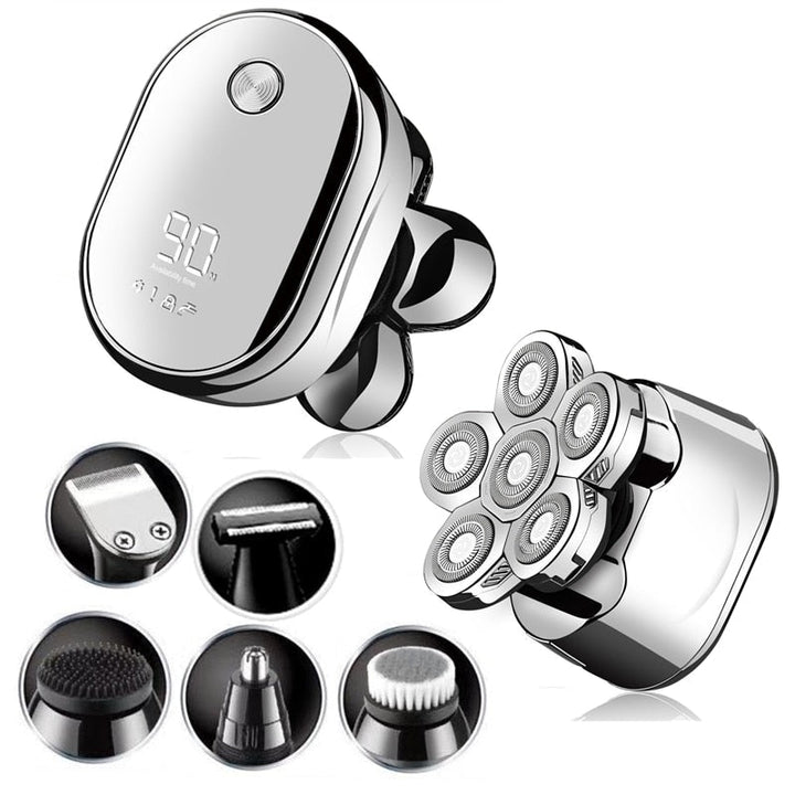 6-in-1 Electric Shaver – TitanEdge-Complete Set-The Livary