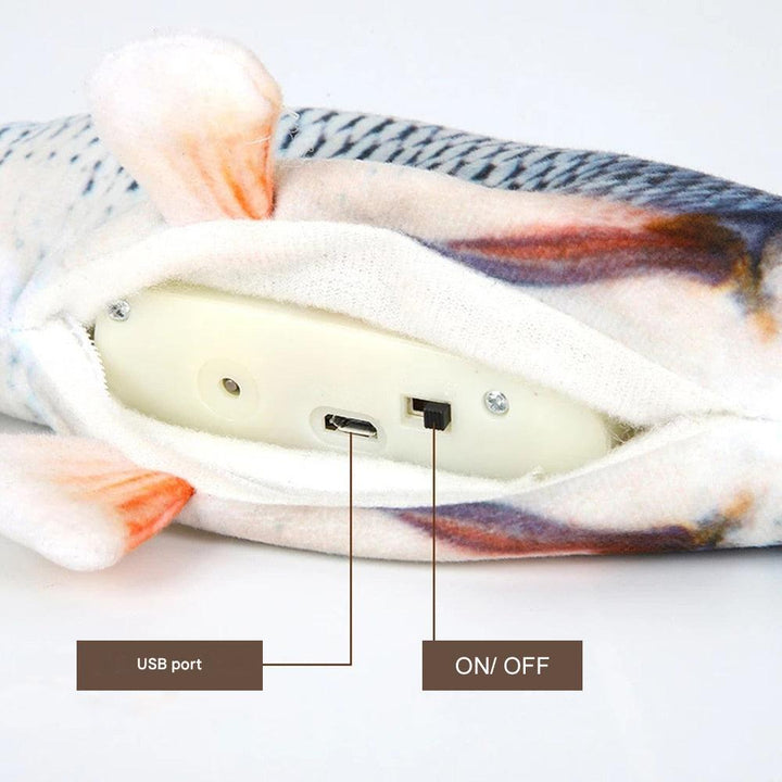 Interactive Dog Toy - FlippyFish-Trout-The Livary