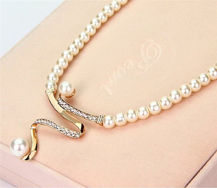 Natural Pearl Jewelry Set - Serena-The Livary