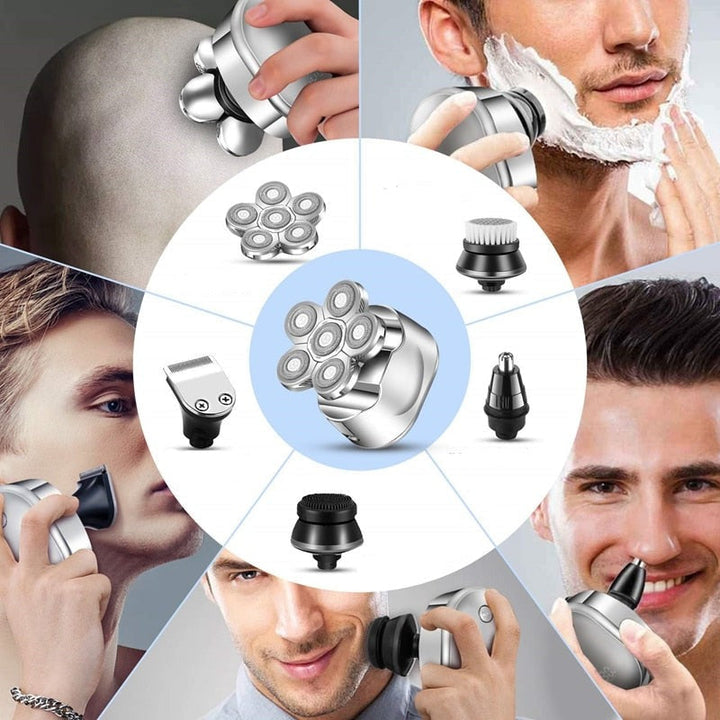 6-in-1 Electric Shaver – TitanEdge-Complete Set-The Livary