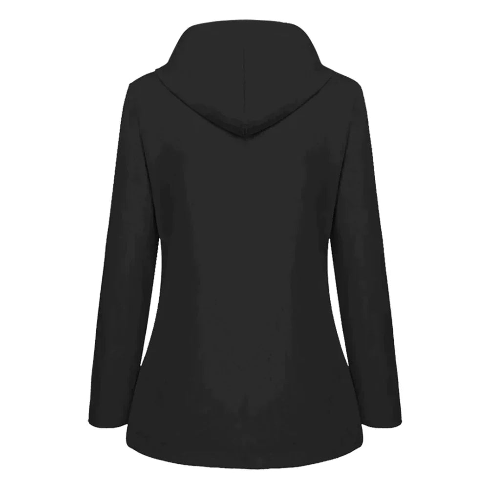 Waterproof Ladies Rain Jacket - Skye-Black-S-The Livary