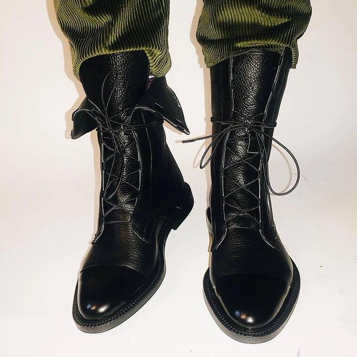 Trendy Ladies' Boots with Luxury Heel - Mila-Black-UK 2.5 (8.66 in)-The Livary