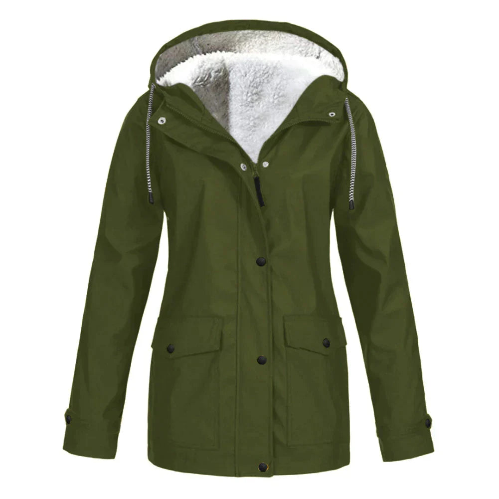 Waterproof Ladies Rain Jacket - Skye-Green-S-The Livary