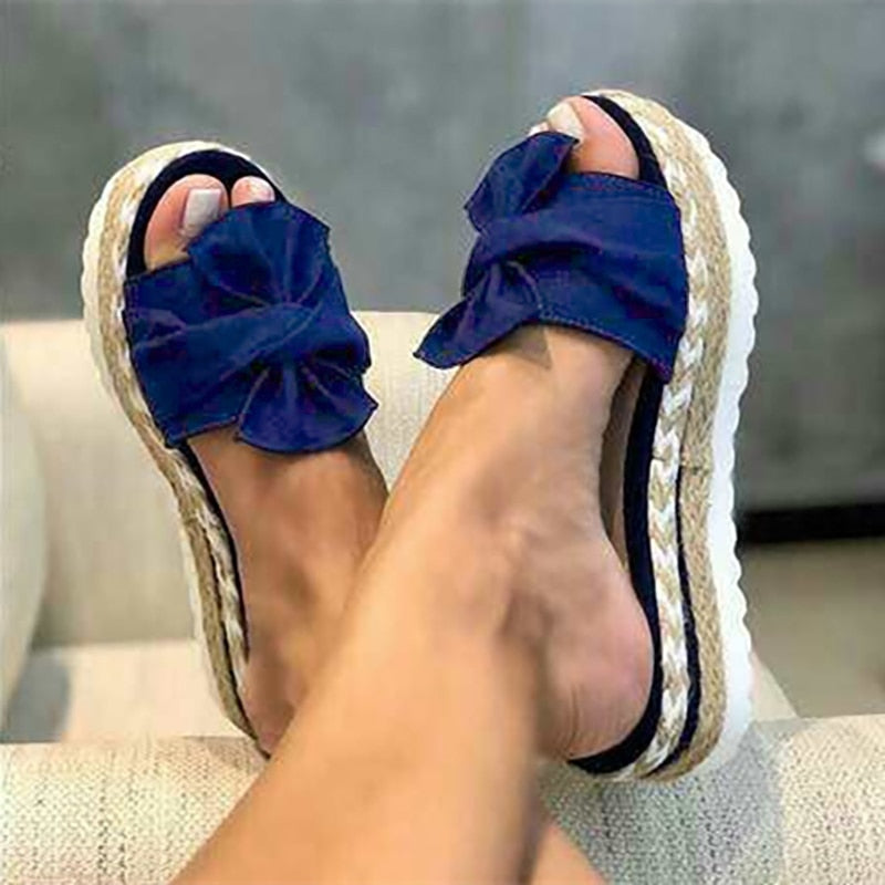 Trendy women's summer shoes with correction function and comfort sole – Selina-Blue-3-The Livary