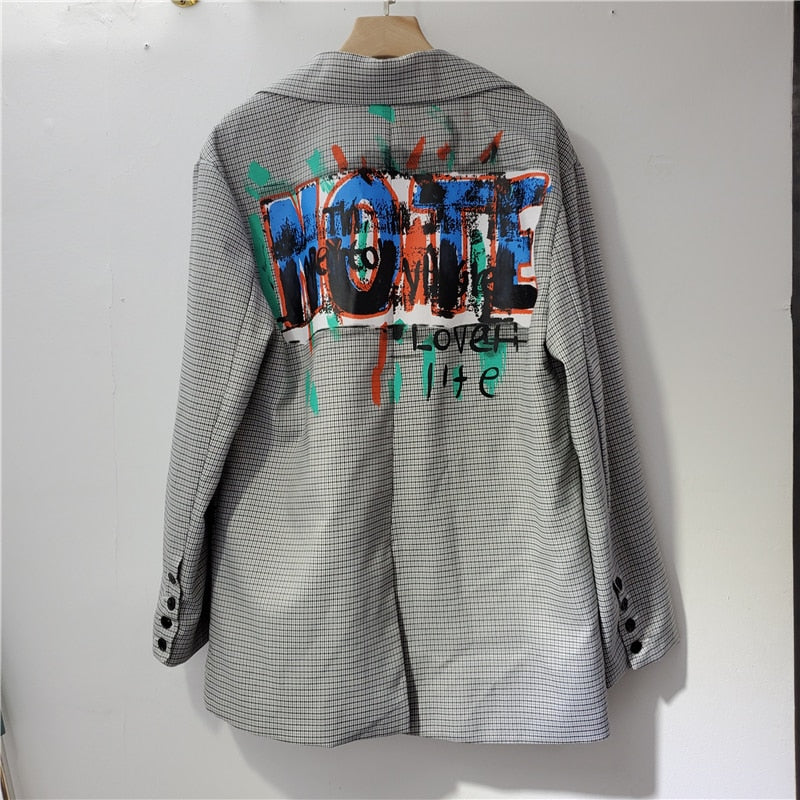 Oversized Ladies Blazer - ChicVibe-S-The Livary