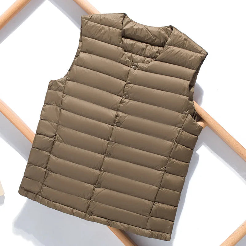 Ultralight down vest for men – Laurent-Brown-S-The Livary