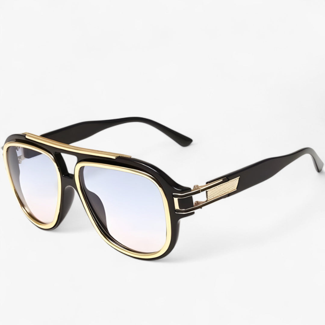 Vintage sunglasses with skin-friendly design – Lumis-Black Light Blue-The Livary