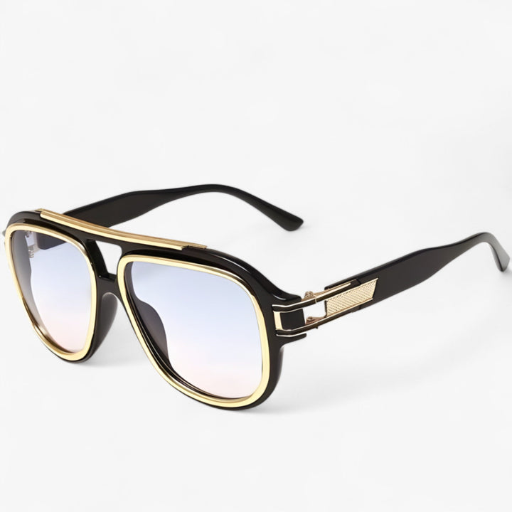 Vintage sunglasses with skin-friendly design – Lumis-Black Light Blue-The Livary