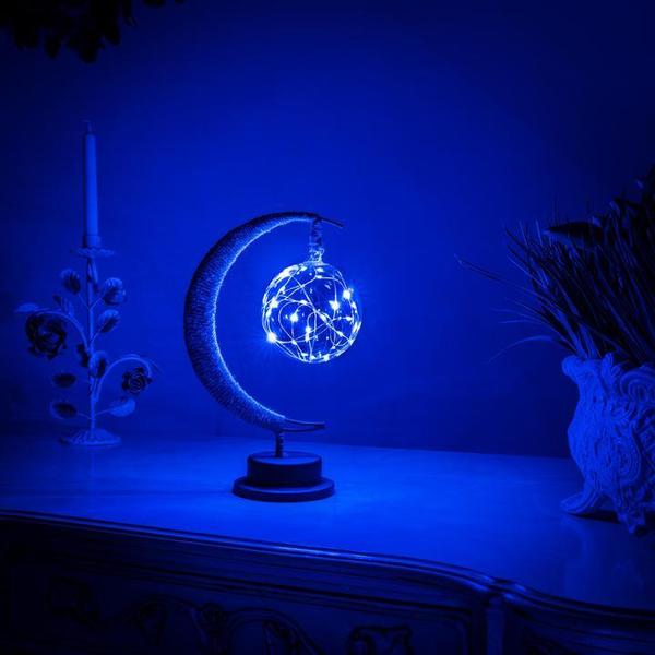 Enchanting Ambient Moonlight Lamp - LunaGlow-Heavenly blue-The Livary