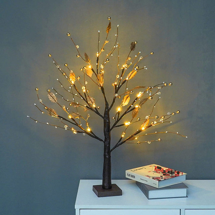 Atmospheric LED Spring Tree - LumaSpring-Golden Pearl-The Livary
