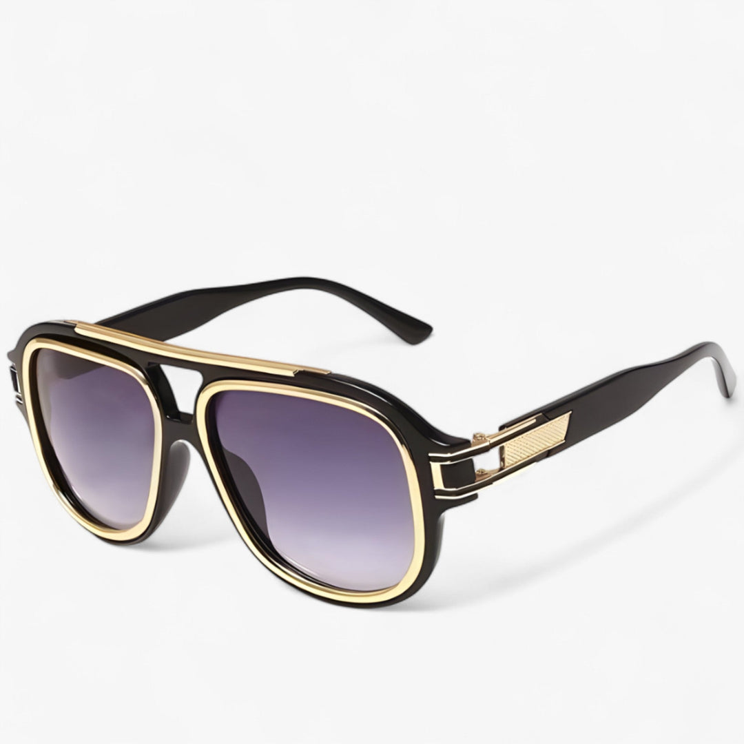 Vintage sunglasses with skin-friendly design – Lumis-Black Grey-The Livary